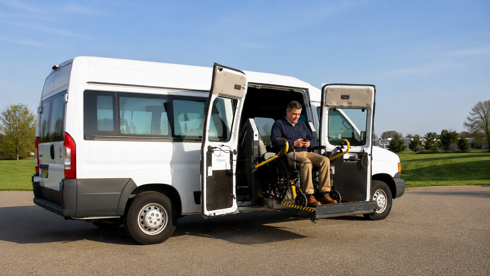 NDIS Wheelchair Accessible Minibus interior